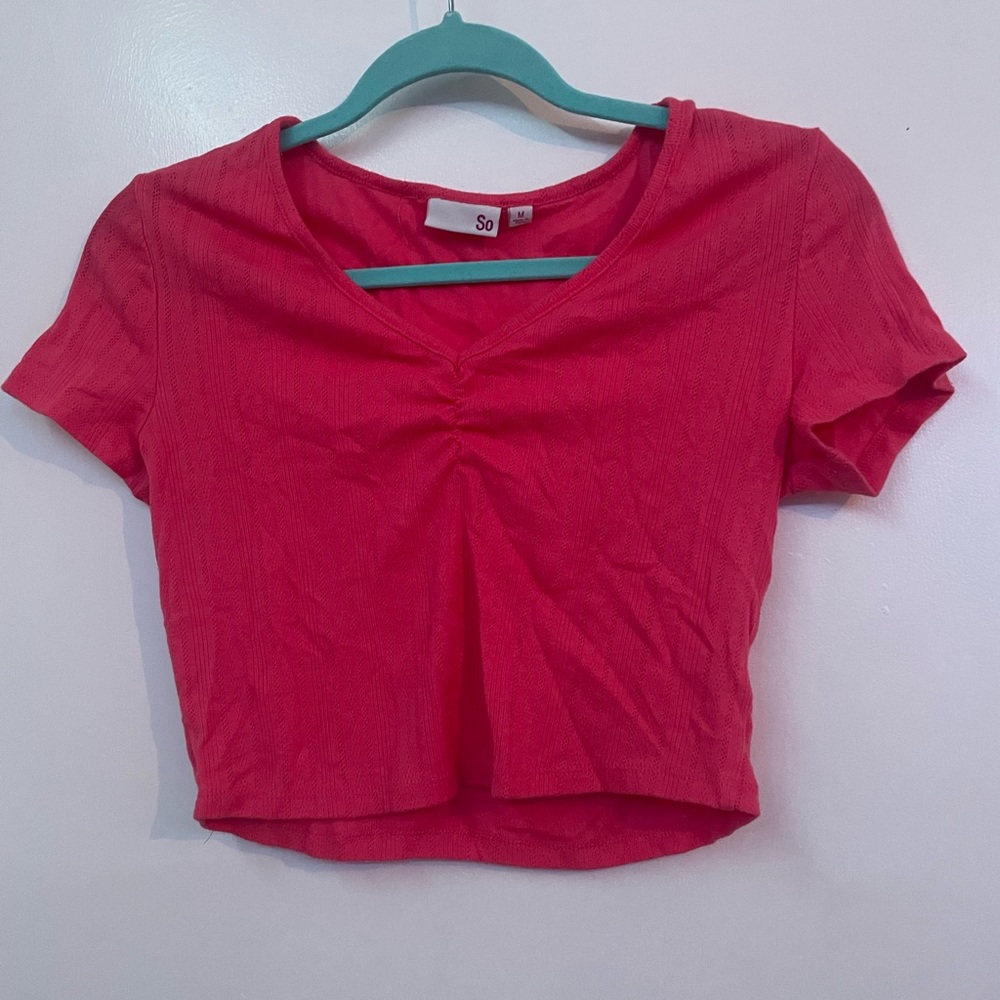 Pink Crop Top
